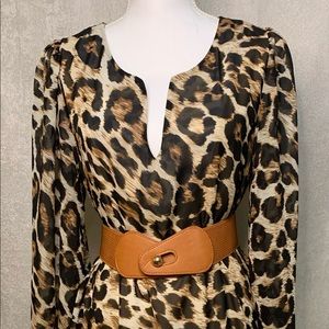 NWT Animal Print Dress (Boutique purchase, never worn)